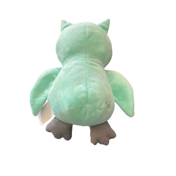Millie & Ben Mint Green Soft Owl Plush Stuffed Animal Toy 10” - Picture 2 of 11